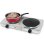 Grunkel EHP-218INOX Hornillo Eléctrico de 2 Zonas 1500W Acero Inoxidable