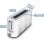 Tostapane Grunkel TS-MAXISTEEL con slot extra largo 1000 W Bianco