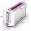 Tostapane Grunkel TS-MAXISTEEL con slot extra largo 1000 W Bianco