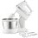 Grunkel AM-350TURB05BOWL Mixer mit 2-l-Schüssel, 350 W, weiß