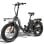 Fafrees F20 X-Max Bicicleta Elétrica Dobrável Motor 750W Bateria 48V/30Ah Autonomia 180km Preta