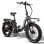 Fafrees F20 X-Max Bicicleta Elétrica Dobrável Motor 750W Bateria 48V/30Ah Autonomia 180km Preta