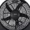 Ventoinha de Chão Industrial Haeger Hover Wind 90W 50cm 3 Velocidades Inclinação Silenciosa
