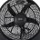 Ventoinha de Chão Industrial Haeger Hover Wind 90W 50cm 3 Velocidades Inclinação Silenciosa
