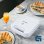 Grunkel SAN-CC BL Sandwichera con Corte para 2 Sandwiches Blanca