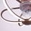 Lumit Jura Deckenventilator mit Licht und Fernbedienung, 74 W, 53,3 cm, 5 Flügel, braun