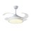 Bel Air Asgard Ventilador de Techo con Mando a Distancia 72W 108cm Aspas Retráctiles Blanco