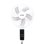 Ventilatore da terra HTW VP60FS con telecomando 60W Bianco