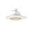 Bel Air Dafne Ventilador de Techo con Luz y Mando 72W 108cm 4 Aspas Retráctiles Blanco