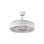Bel Air Dafne Ventilador de Techo con Luz y Mando 72W 108cm 4 Aspas Retráctiles Blanco