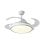Ventilateur de plafond Bel Air Toronto 72W LED 108cm 4 pales retractables blanc