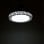 Bel Air Nido Ventoinha de Teto com Luz e Comando Remoto 72W 108cm Pás Retráteis Preto