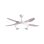 Bel Air Orion Ventilatore da soffitto con luce e telecomando 72W 132 cm 6 pale Bianco