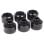 Alphacool Eiszapfen Pack 6 Racores de Compresión para Tubo Rígido 16/10mm Negros