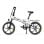 PVY Z20 Pro Bicicleta Eléctrica Motor 250W Batería 36V/10.4Ah Autonomía 80km 20" Blanca