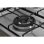 Cucina A Gas Con Forno Infiniton Cc57tac 43l 3 Fuochi Acciaio Inox 49 Cm