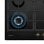 Piano Cottura A Gas Infiniton Gas41ro 8000W 4 Fuochi Finitura Rustica Nero/Oro 58 Cm
