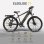 Eleglide T1 Bicicleta Eléctrica 27.5" 250W 468Wh Negra