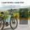 Eleglide T1 Bicicleta Eléctrica 27.5" 250W 468Wh Negra