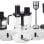 Haeger Extreme Chopper Kochmixer 1000 W Schwarz, Edelstahl