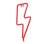 Forever Neon Led Light Bolt Rouge Chauve-souris+usb