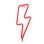 Forever Neon Led Light Bolt Rouge Chauve-souris+usb