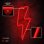 Forever Neon Led Light Bolt Rouge Chauve-souris+usb