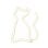 Forever Neon LED Light Cat Warm White Bat+USB