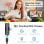 Boya BY-V20 Micrófono de Solapa Inalámbrico Transmisión Dual Omnidireccional Android USB-C Negro