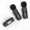 Boya BY-V20 Micrófono de Solapa Inalámbrico Transmisión Dual Omnidireccional Android USB-C Negro