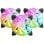 Mars Gaming MF-3A Kit 3x Ventilateurs FDB 120mm ARGB Rainbow 360º sans Cadre Double Connecteur Noir