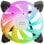 Mars Gaming MF-3A Kit 3x Ventilateurs FDB 120mm ARGB Rainbow 360º sans Cadre Double Connecteur Noir