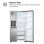 LG GSLC40PYPE frigorifero side-by-side Libera installazione Argento