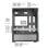 Mars Gaming MC-SE Tour Micro-ATX Verre Trempé USB 3.0 Blanc