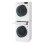 LG DSTWH.ABWQKEU Kit de Unión Lavadora y Secadora con Bandeja Extraíble Blanco