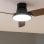 Cecotec EnergySilence Aero 5200 Light Ventilatore da soffitto in legno scuro con luce 73" 30/24W