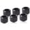 Alphacool Eiszapfen PRO HardTube Pack 6 Unidades Racor de Compresión para Tubo Rígido 16mm Negro