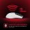 Tempest X18 Shatter Mouse da gioco wireless RGB 11200DPI bianco