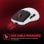 Tempest X18 Shatter Mouse da gioco wireless RGB 11200DPI bianco