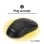 Mouse wireless Owlotech M900 nero