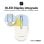 Mouse wireless Owlotech M95 con display OLED bianco