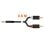 PcCom Essential Cable Adaptador 3.5mm Auxiliar a 2 Machos RCA 2.5m Negro