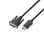 PcCom Essential Cable DisplayPort a DVI 1m Negro