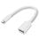 PcCom Essential USB-C para USB-A 3.1 Cabo Adaptador Conversor Fêmea Branco