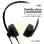 Owlotech DeskBuds Cuffie Fascia con Microfono Nero