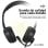 Casque Owlotech DeskBuds Max avec micro, noir