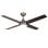 Iluminashop Ventilador de Techo con Luz LED y Mando 18W Cuero/Nogal
