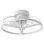Iluminashop Ventilador de Techo con Luz LED y Mando 60W Blanco/Oro