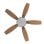 Deckenventilator mit LED-Licht Iluminashop 30W 107cm 6 Stufen Fernbedienung DC-Motor