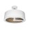 Iluminashop Ventilador de Techo con Luz LED y Mando 110W Blanco/Madera Oscura Motor DC
